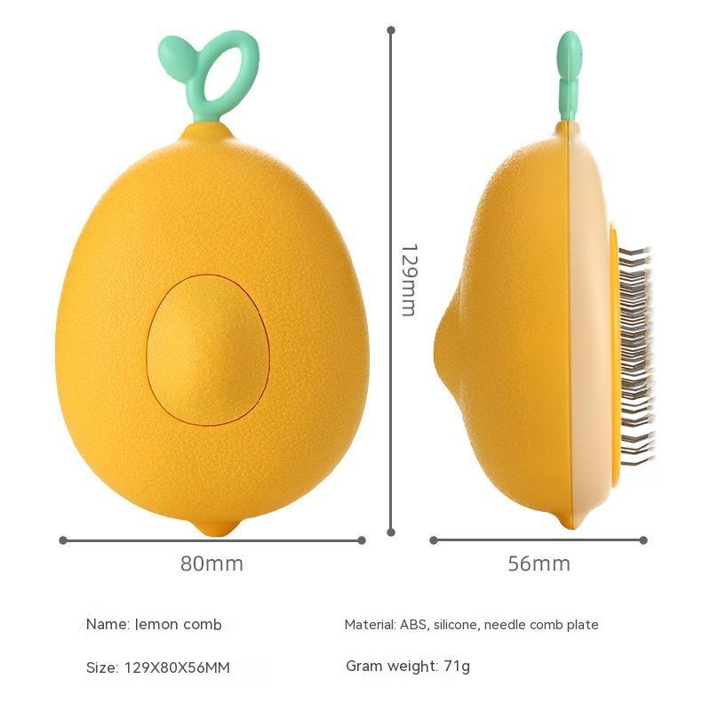 Cat Brush Hair Remover Cleaning Avocado Shaped Dog Grooming Tool Pet