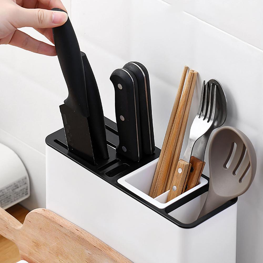 Tableware Storage Holders Kitchen Knife Plastic Storages Racks Kitchen Gadgets