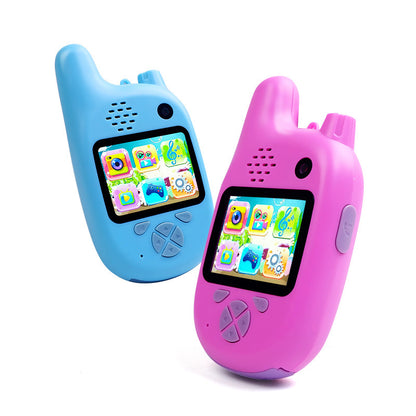 Walkie-Talkie Kids Camera Toys Mini HD Cartoon Cameras