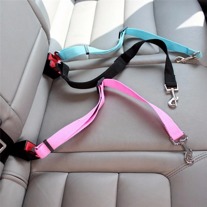 Adjustable Pet Cat Dog Car Seat Belt Pet Collars Dogs Accessoires Pets Products