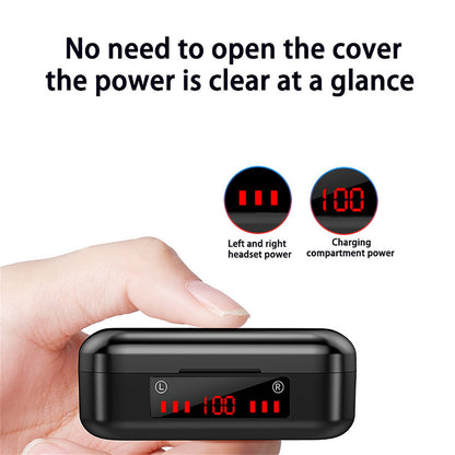 Wireless Bluetooth Touch Headset Mini Binaural