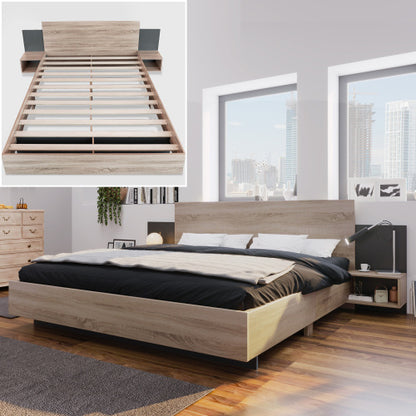 Double Bed, Wooden Bed - Korigi store