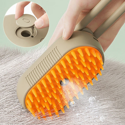 Cat Steam Brush Steamy Dog Brush 3 In 1 Electric Spray Cat Hair