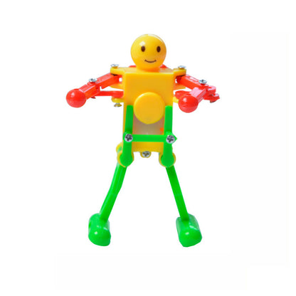 Clockwork Dancing Robot Clockwork Gymnastics Creative Small Toys Novelty Toys Christmas Goods Gift For Kids Fidget Toys