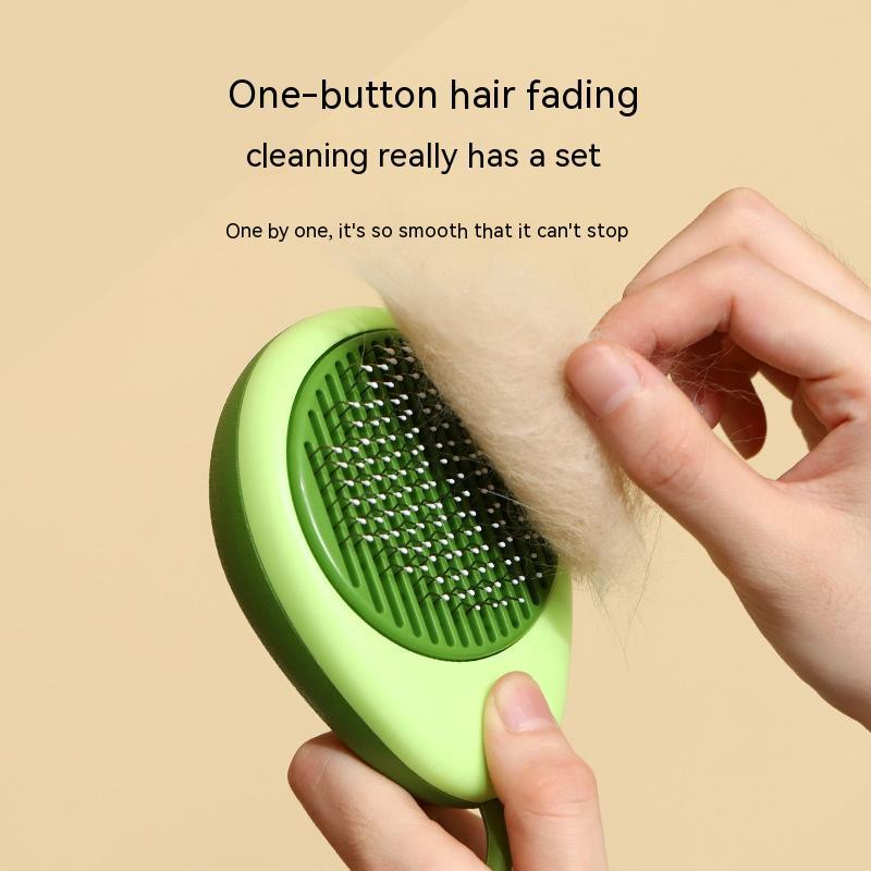 Cat Brush Hair Remover Cleaning Avocado Shaped Dog Grooming Tool Pet