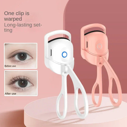 Electric Eyelash Curler USB Charging Model Fast Heating Portable Eye Lash Perm Shaping and Lasting Curling Thermal Eyelash Clip - Korigi store