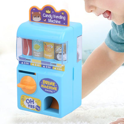 Baby Kids Lottery Machine Beverage Vending Educational Toys Pretend Game Gifts