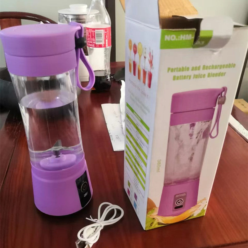 Portable Blender With USB Rechargeable Mini Kitchen Fruit Juice Mixer Home